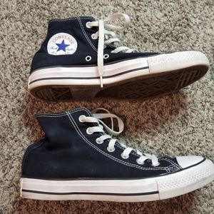 Converse Black High Top Sneakers
